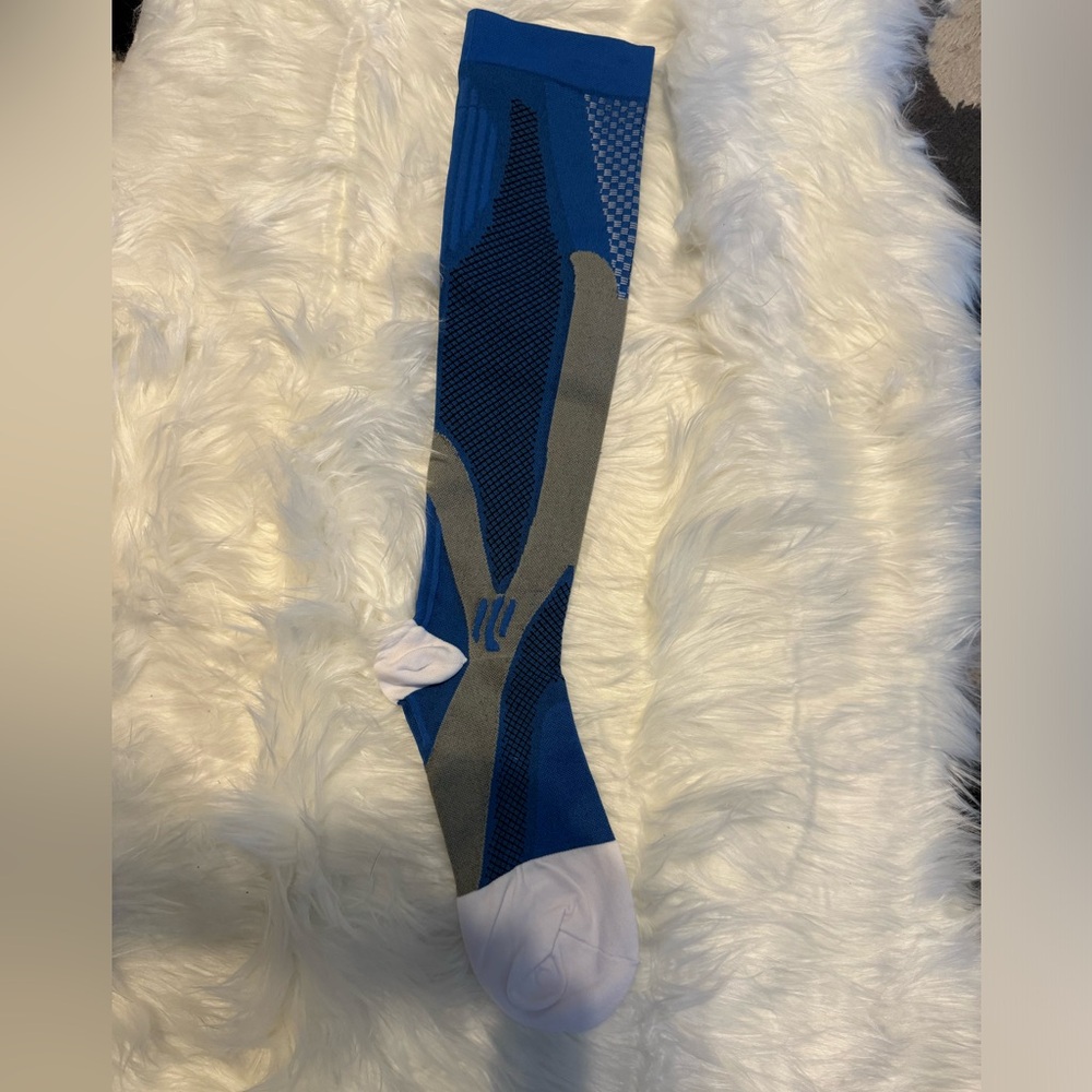 3 for $15 Magazine Unisex Over Knee Nylon Athletic Socks (XXL)